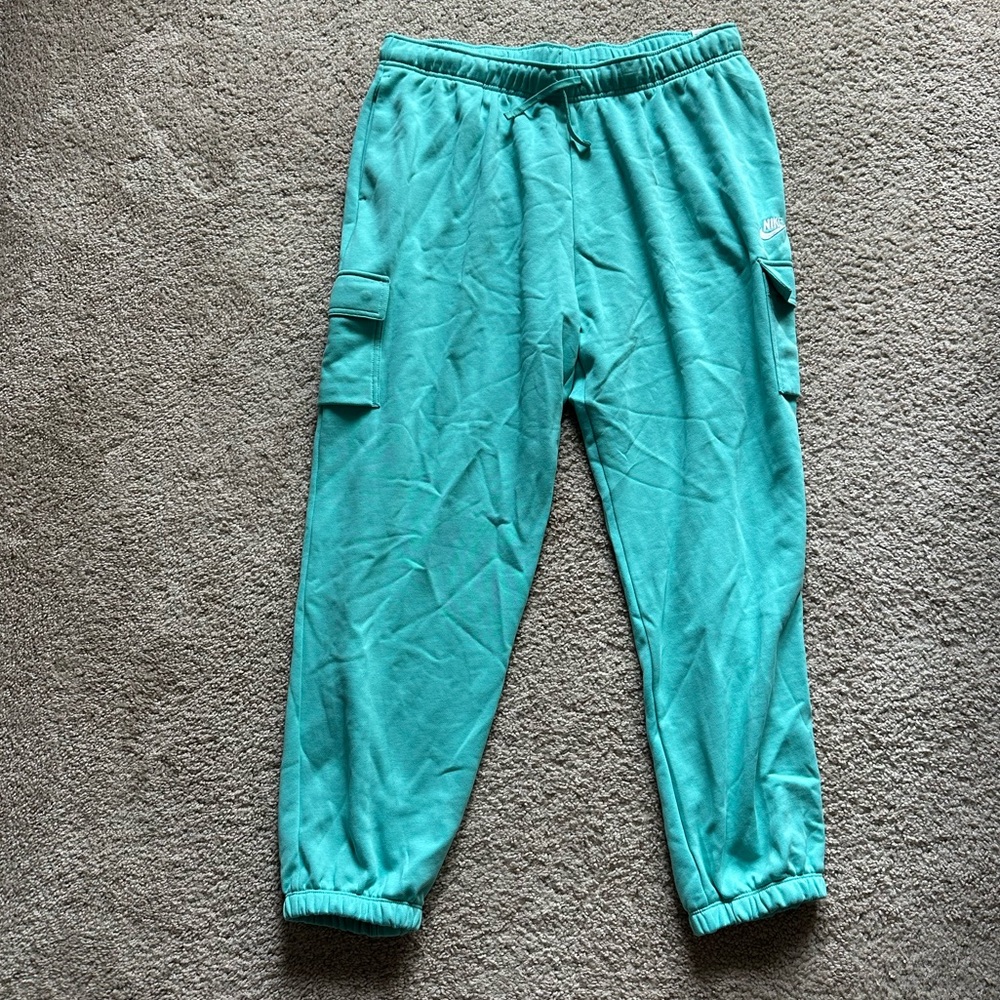 Nike - XL - Teal Oversized Cargo Sweat